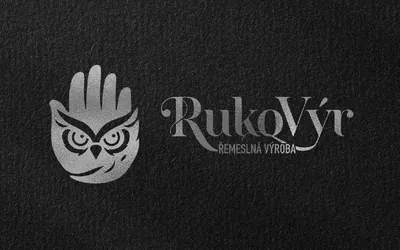 RukoVýr logo, handcrafted goods
