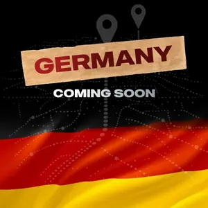 Country picker: Germany, coming soon